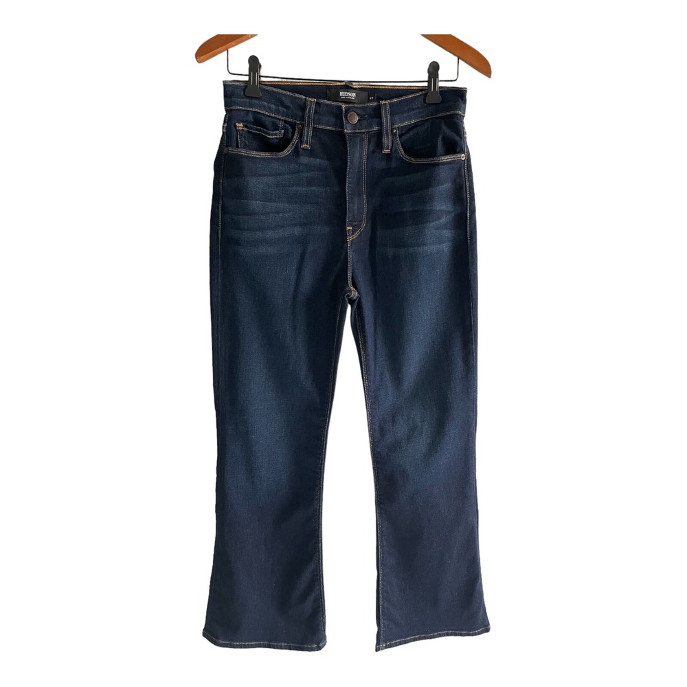Hudson Jean Women's Size 27 Holly Flare‎ High Rise Dark Wash Stretch